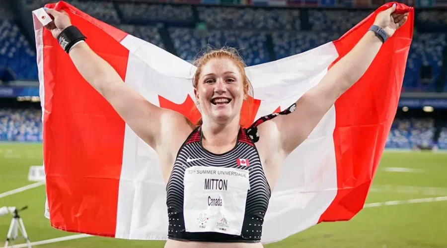 Sarah Mitton wins silver at world indoor championships