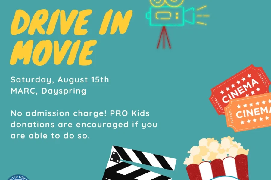 Drive In Movie This Saturday At The Marc In Dayspring. Here Is All The Details.