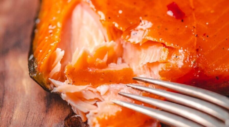 Cedar planked Atlantic Salmon with maple mustard: A taste of coastal comfort