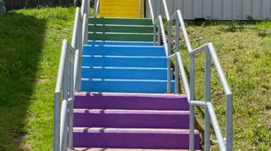 Happy Pride Month!! Have You Seen The Rainbow Stairs?