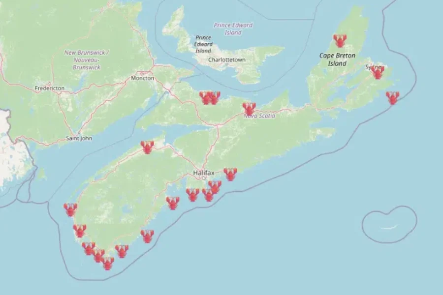 Here’s Where You Can Find All The Lobster Trap Christmas Trees!