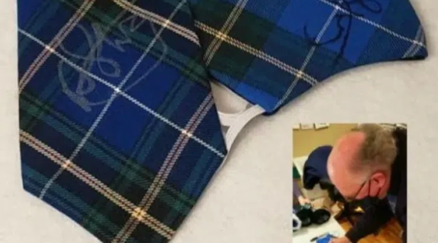 You Could Win A Nova Scotia Tie and Mask Signed By Dr Robert Strang, All In Support Of Mental Health NS